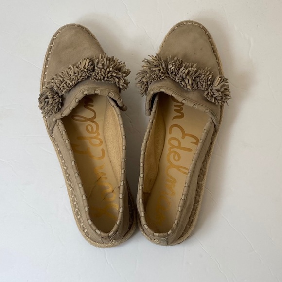 Sam Edelman Pre-Owned Women’s Taupe-Beige Issa Espadrille Ivory Size 8 - Picture 8 of 12